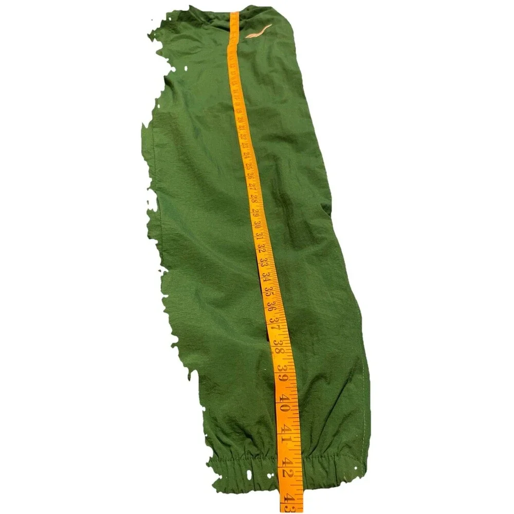 Vtg 90s REEBOK Vector Tracksuit Set XL Green White Windbreaker Jacket Pants